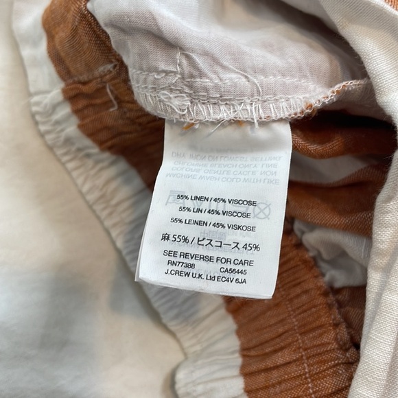 Madewell vertical stripe linen wide leg high rise pants - Picture 6 of 6